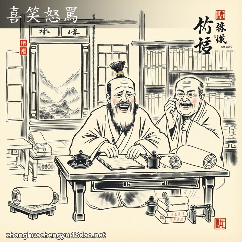 喜笑怒罵 配图