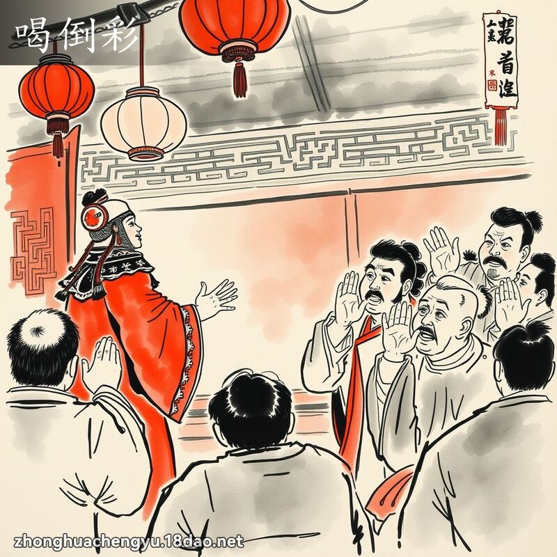 喝倒彩 配图