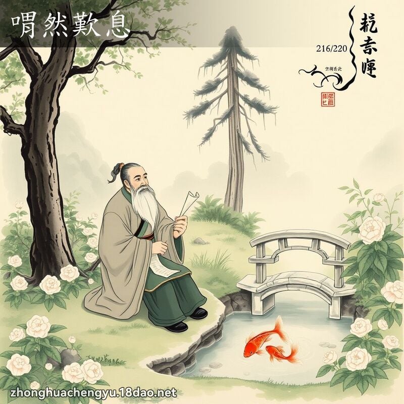 喟然歎息 配图