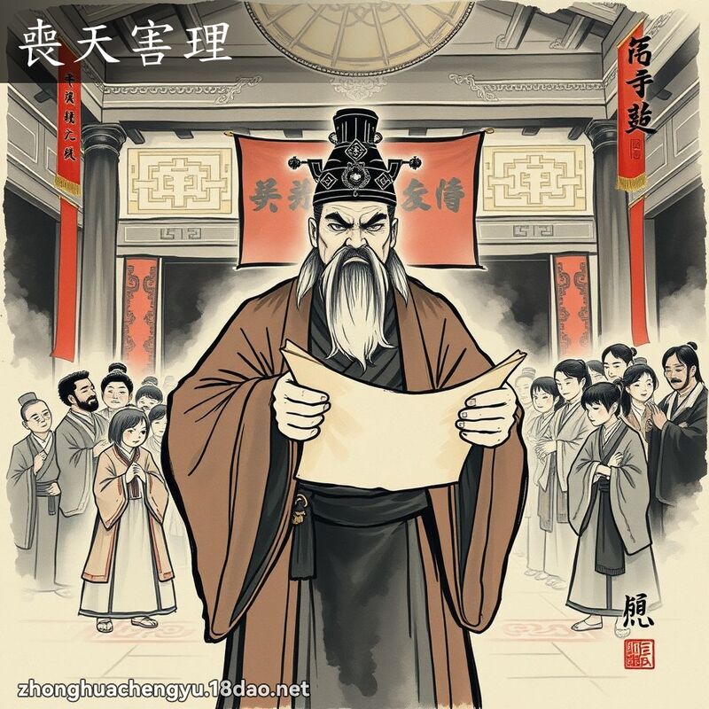 喪天害理 配图