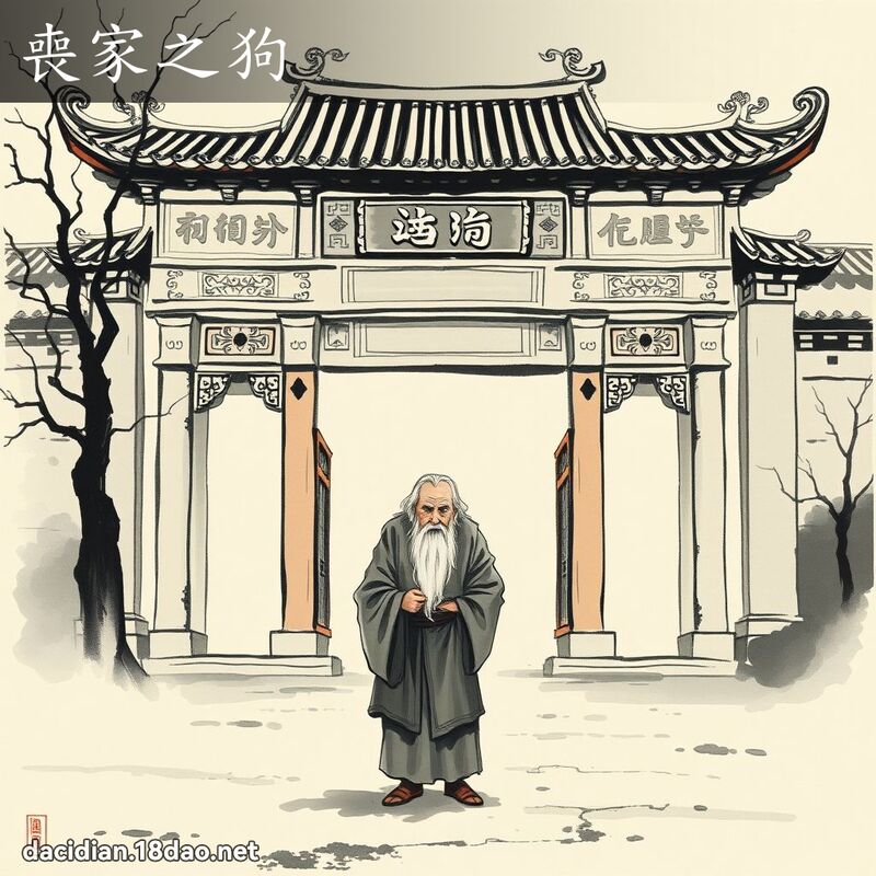 丧家之狗 - 中华成语配图