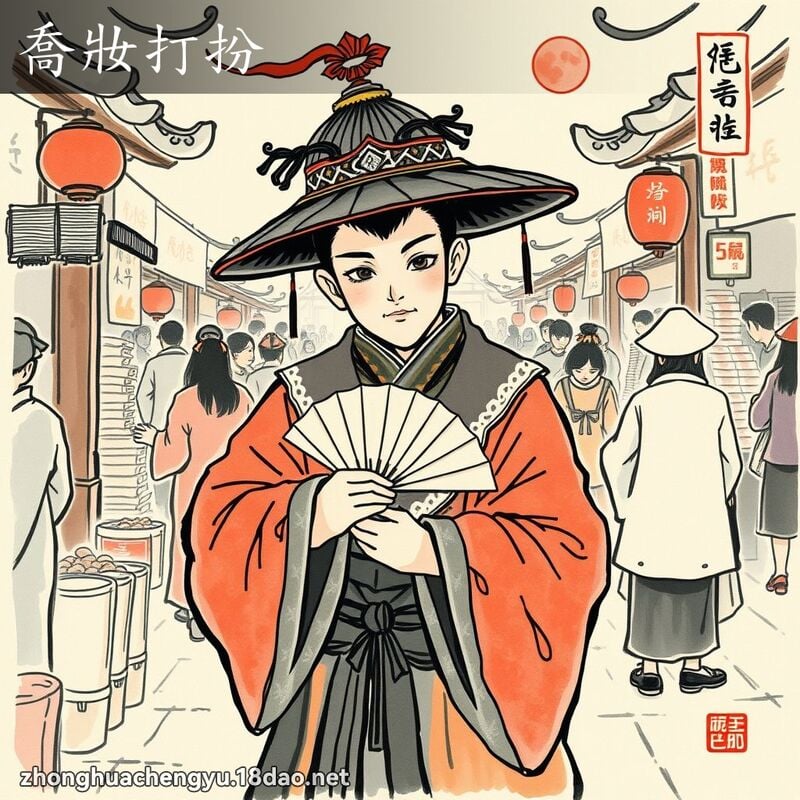 喬妝打扮 配图