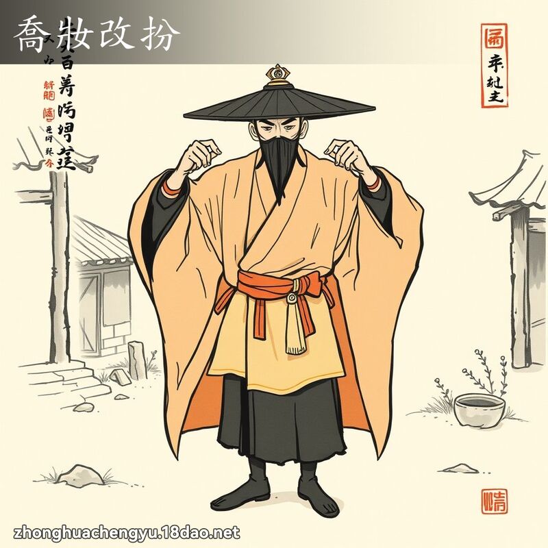 喬妝改扮 配图