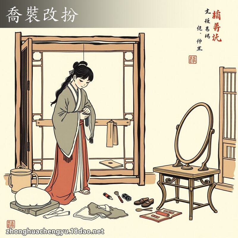 喬裝改扮 配图
