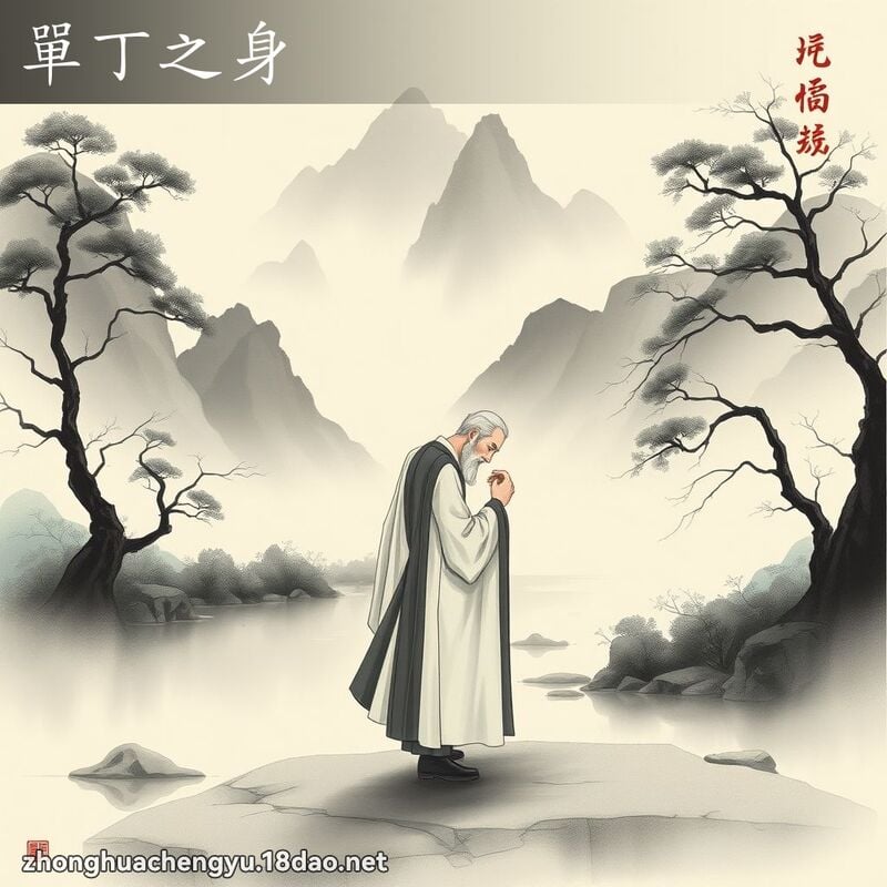 單丁之身 配图