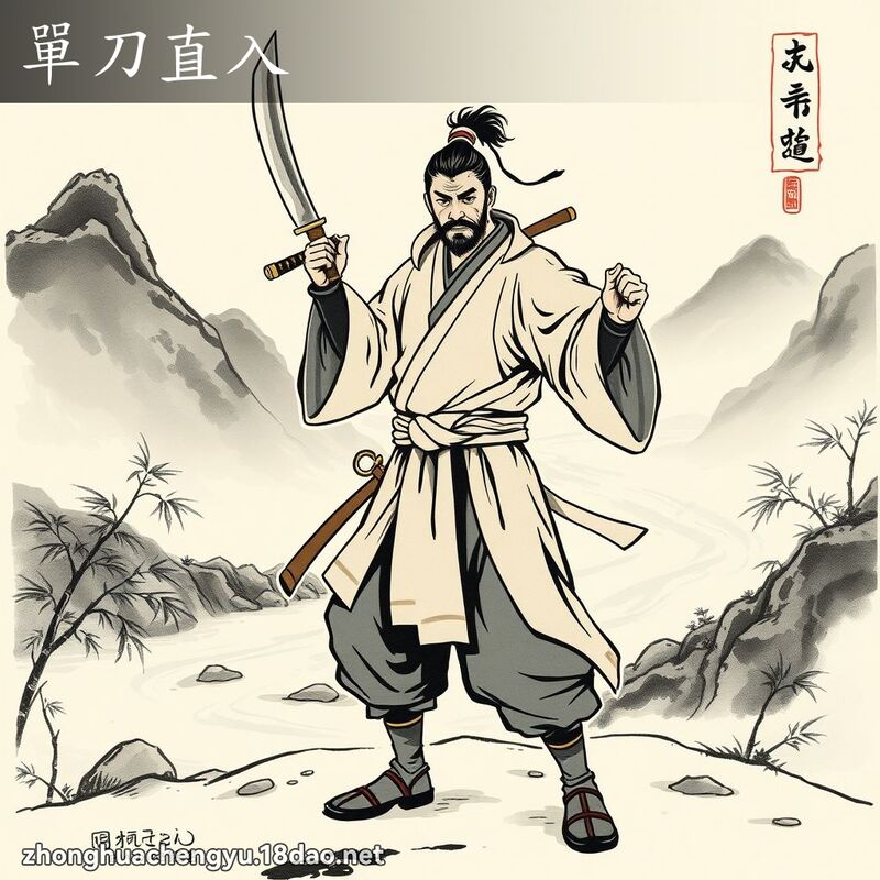 單刀直入 配图
