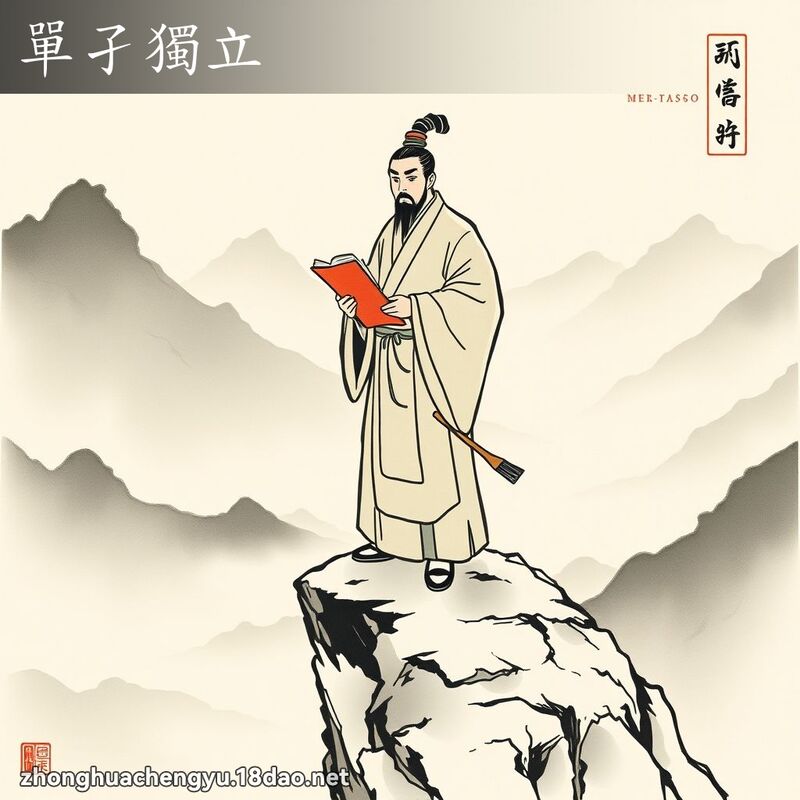 單孑獨立 配图