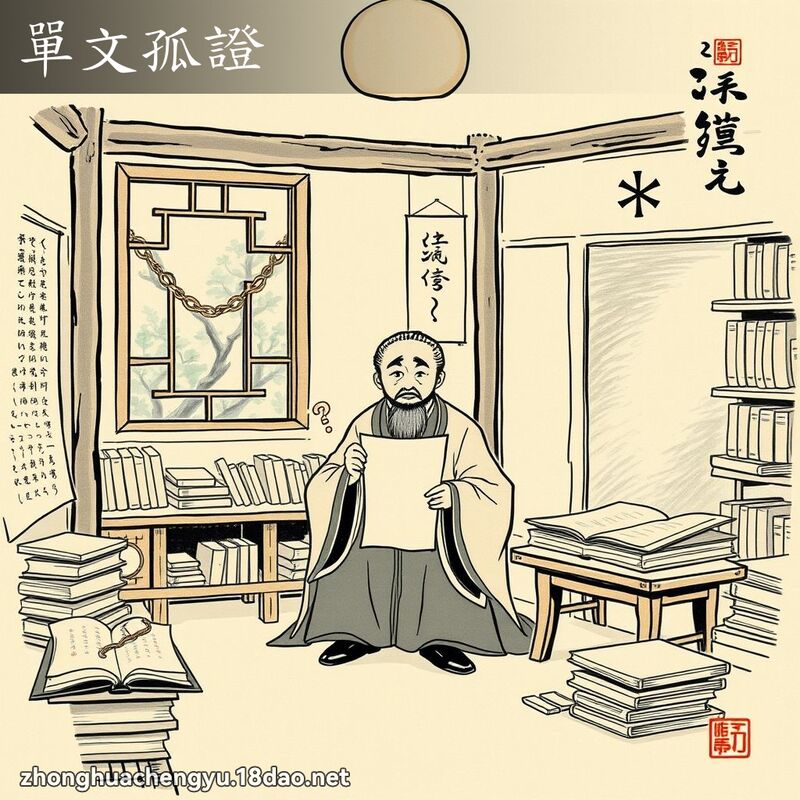 單文孤證 配图