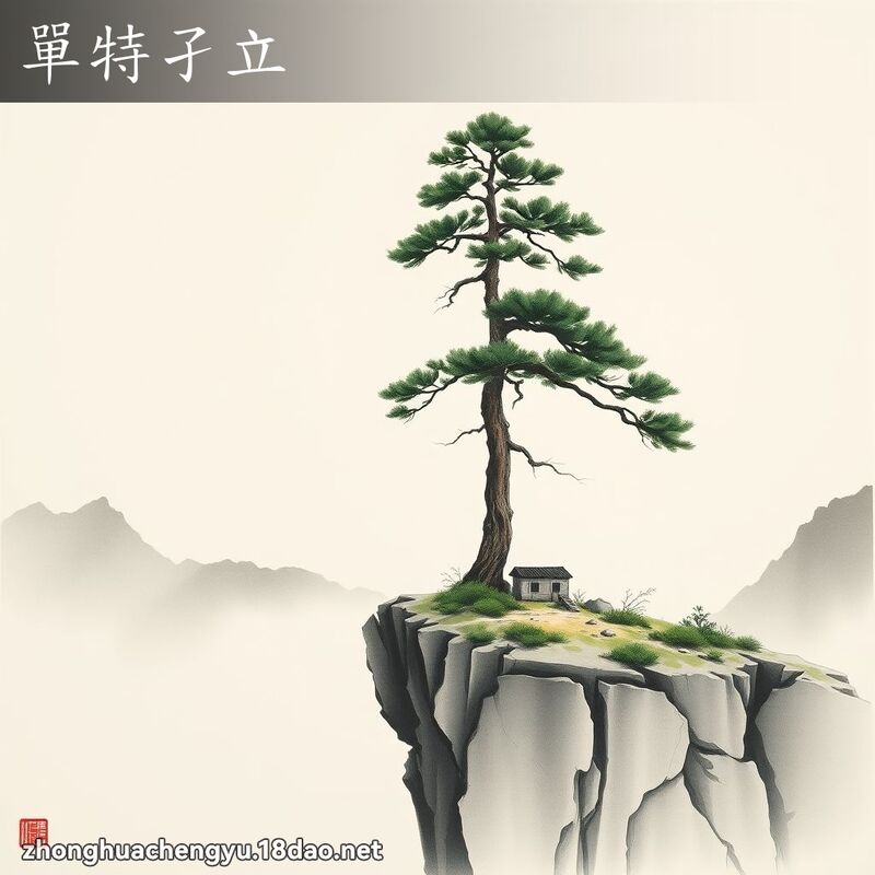單特孑立 配图