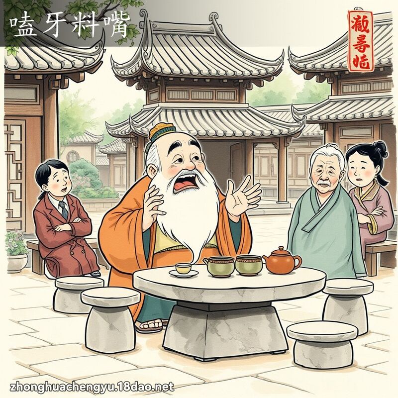 嗑牙料嘴 配图