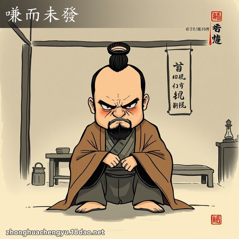 嗛而未發 配图