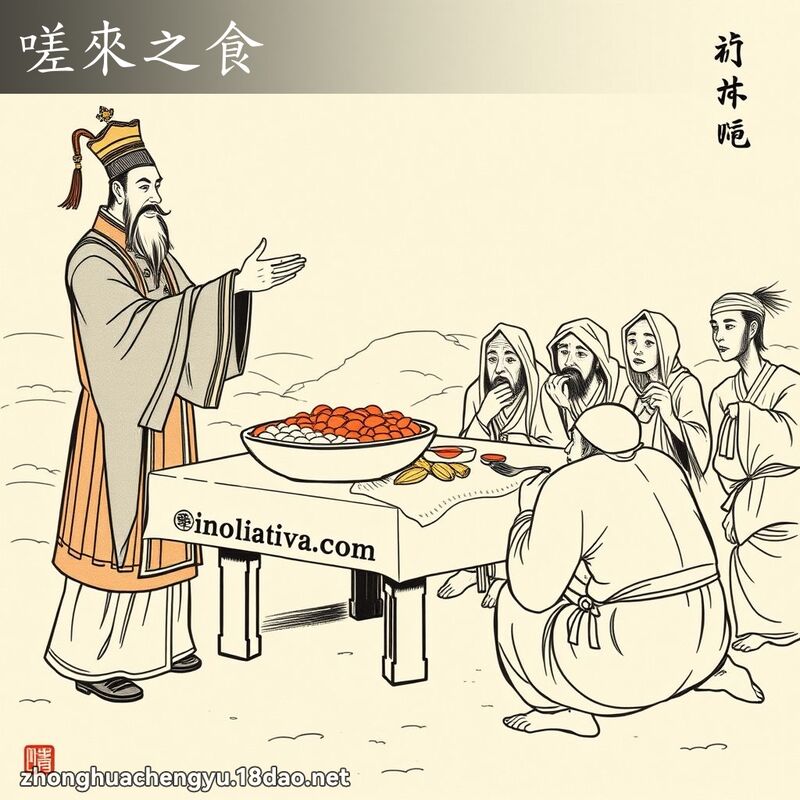 嗟來之食 配图