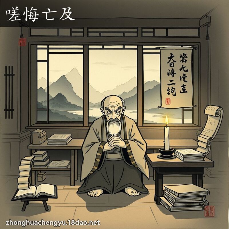 嗟悔亡及 配图