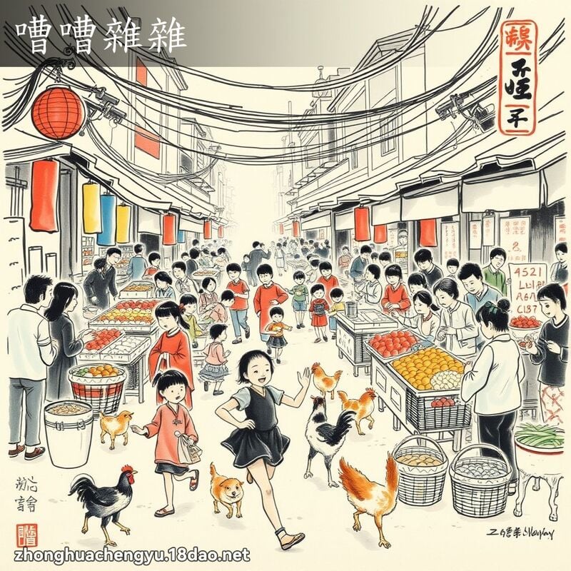 嘈嘈雜雜 配图