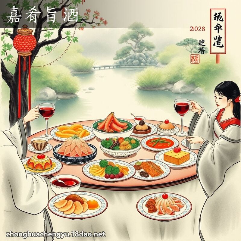 嘉肴旨酒 配图