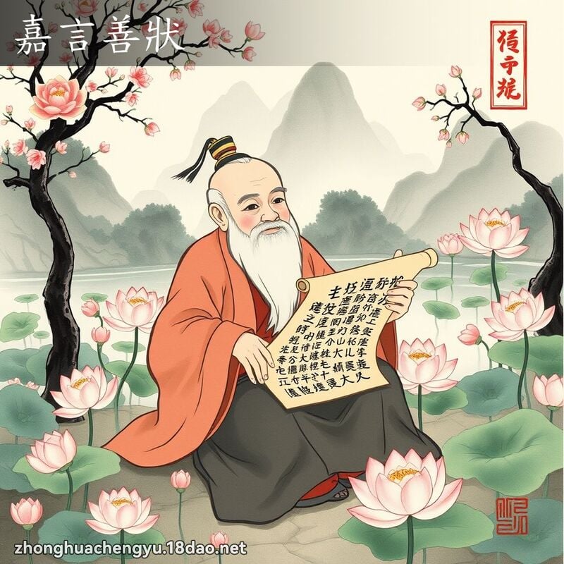 嘉言善狀 - 中華成語配圖