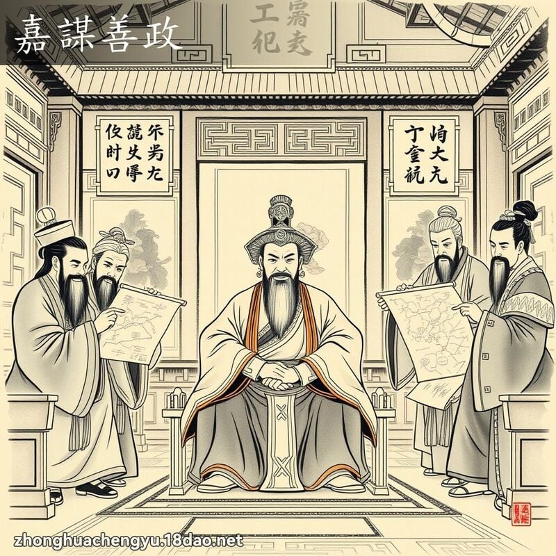 嘉謀善政 配图