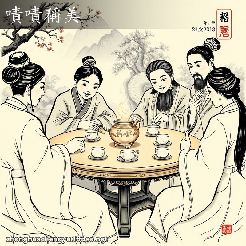 嘖嘖稱美 配图