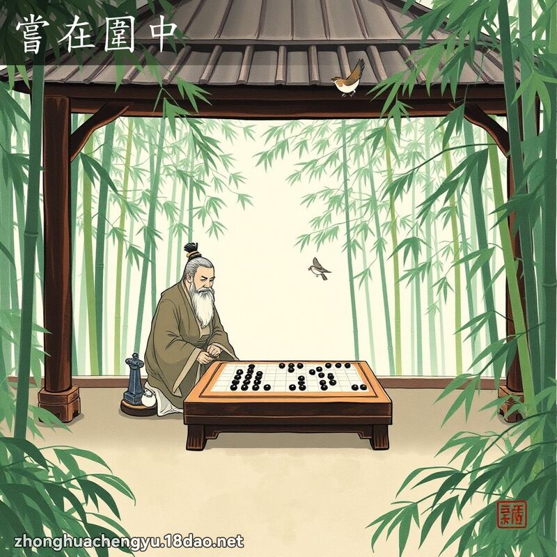 嘗在圍中 配图
