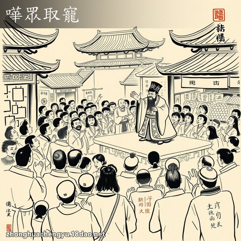 嘩眾取寵 配图
