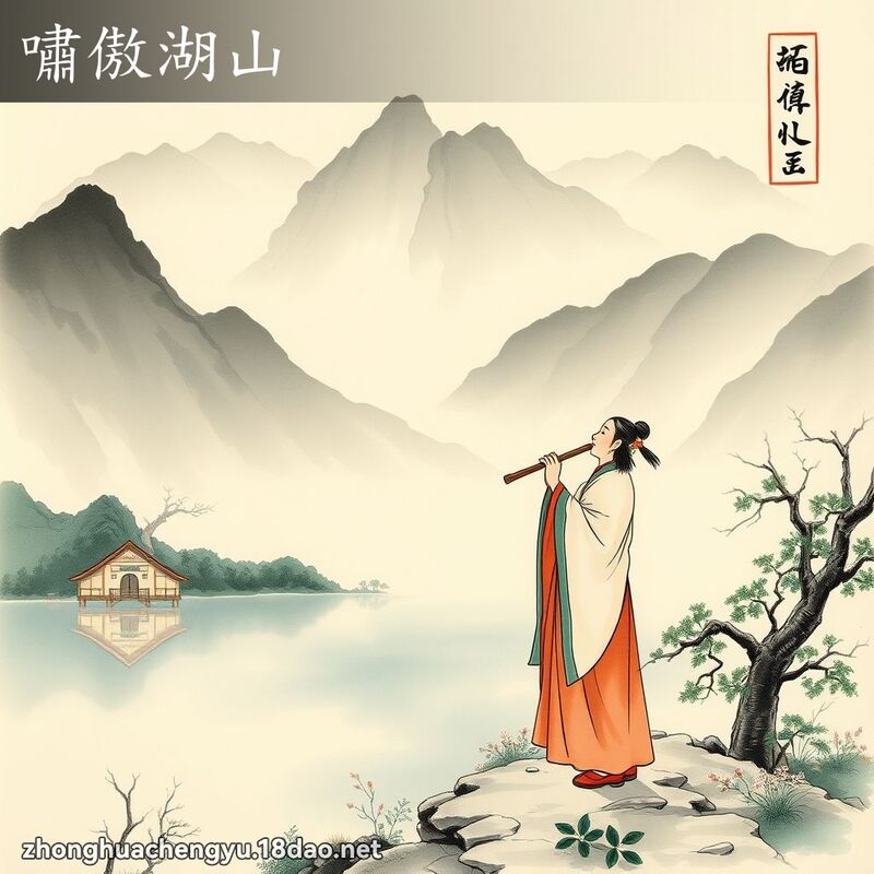 嘯傲湖山 配图