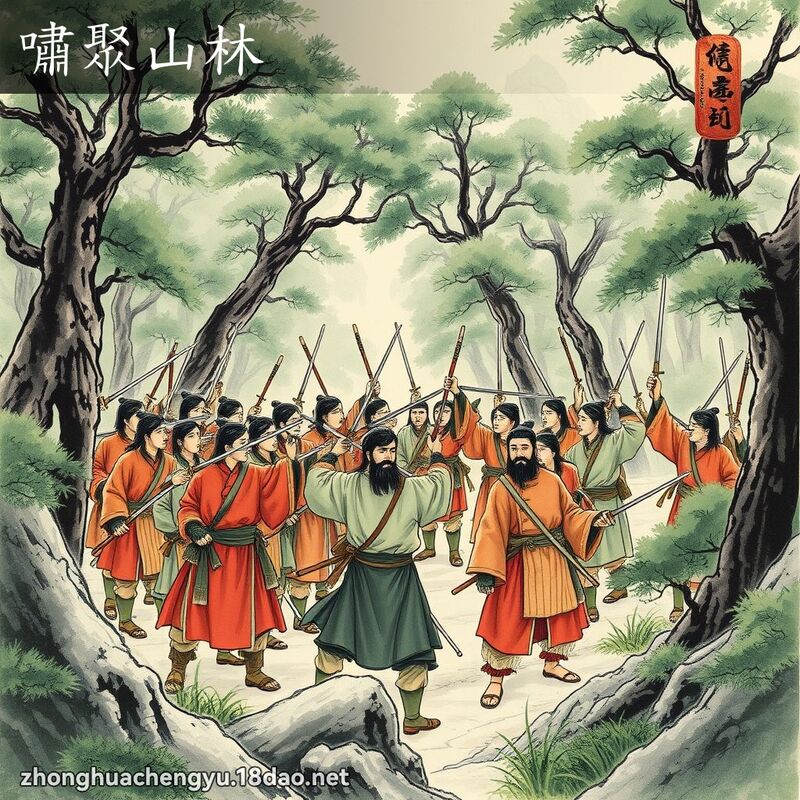 嘯聚山林 配图