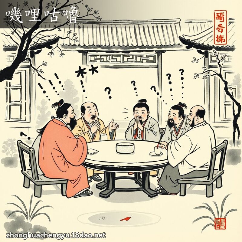 嘰哩咕嚕 配图