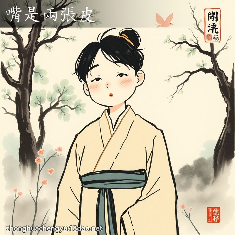 嘴是兩張皮 配图