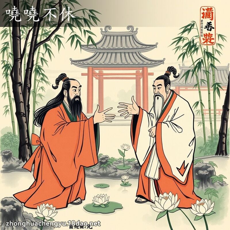 嘵嘵不休 配图