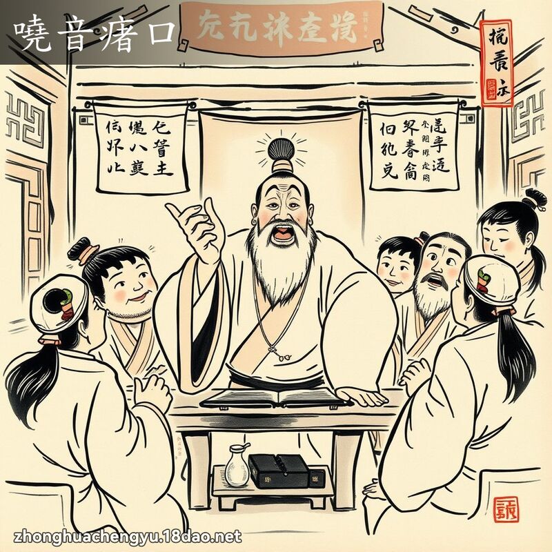 嘵音瘏口 配图