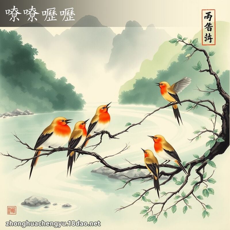 嘹嘹嚦嚦 配图