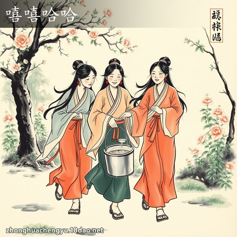 嘻嘻哈哈 配图