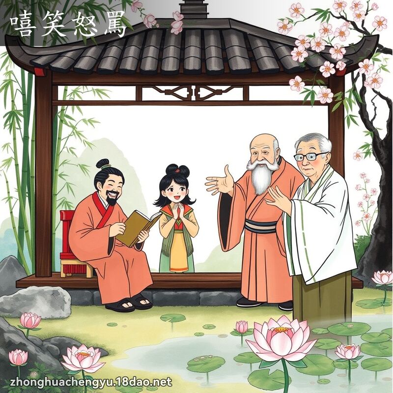 嘻笑怒罵 配图