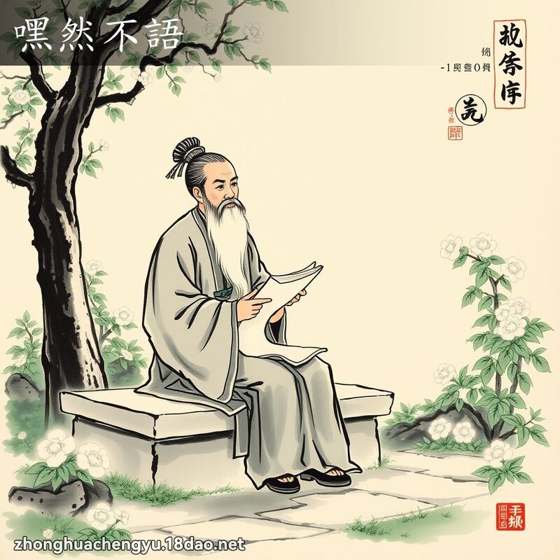 嘿然不語 配图