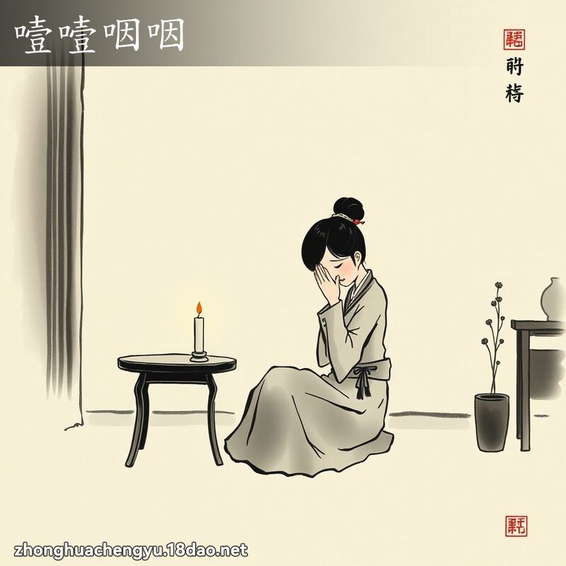 噎噎咽咽 配图