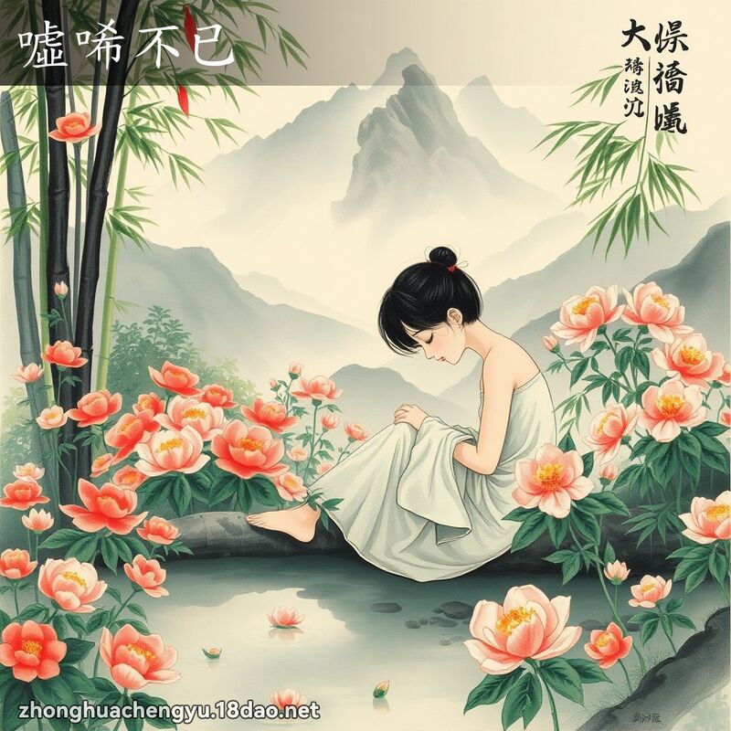 噓唏不已 配图