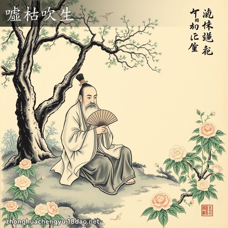 噓枯吹生 配图