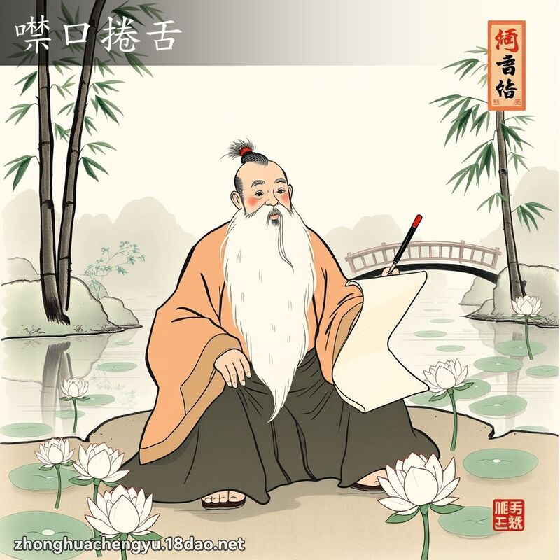 噤口捲舌 配图