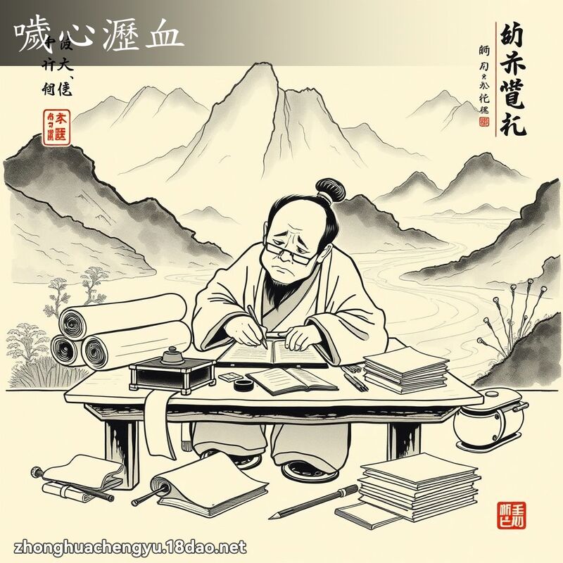 噦心瀝血 配图