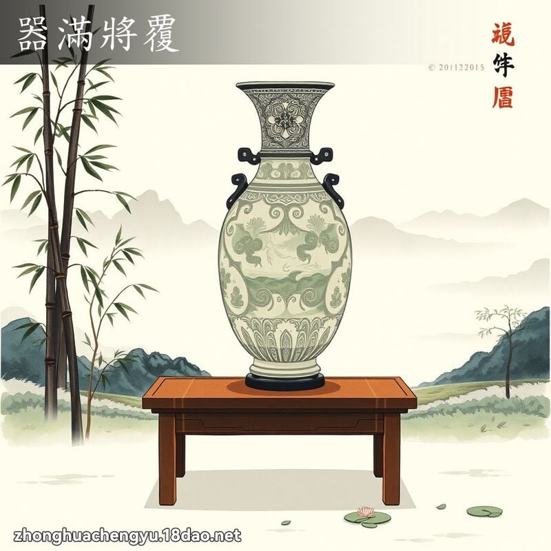 器滿將覆 配图
