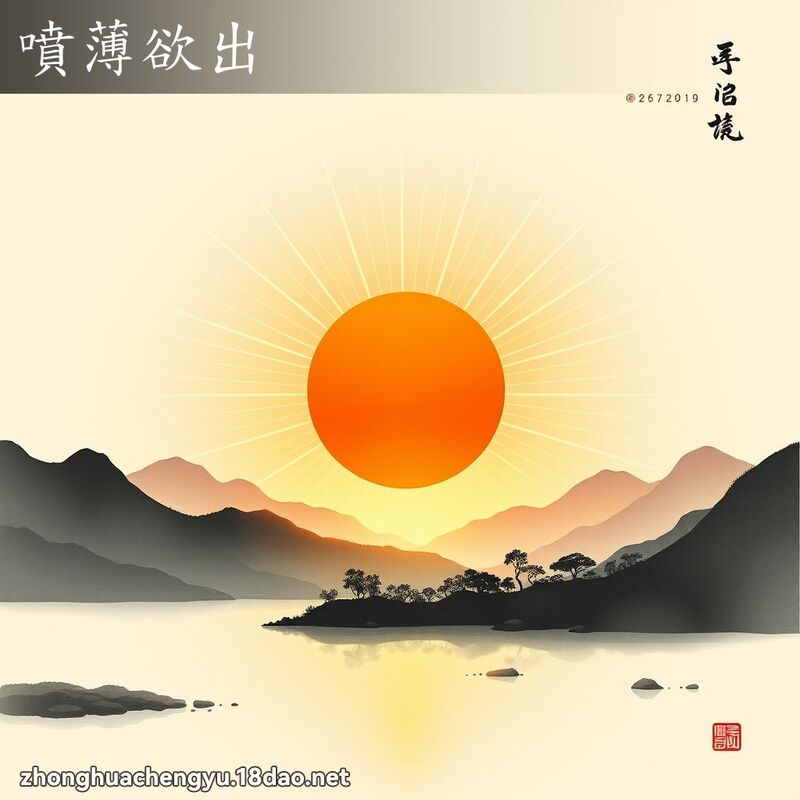 噴薄欲出 配图