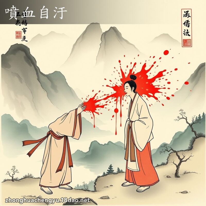 噴血自汙 配图