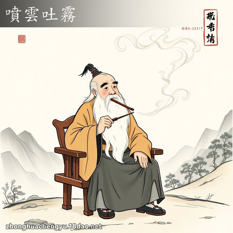 噴雲吐霧 配图