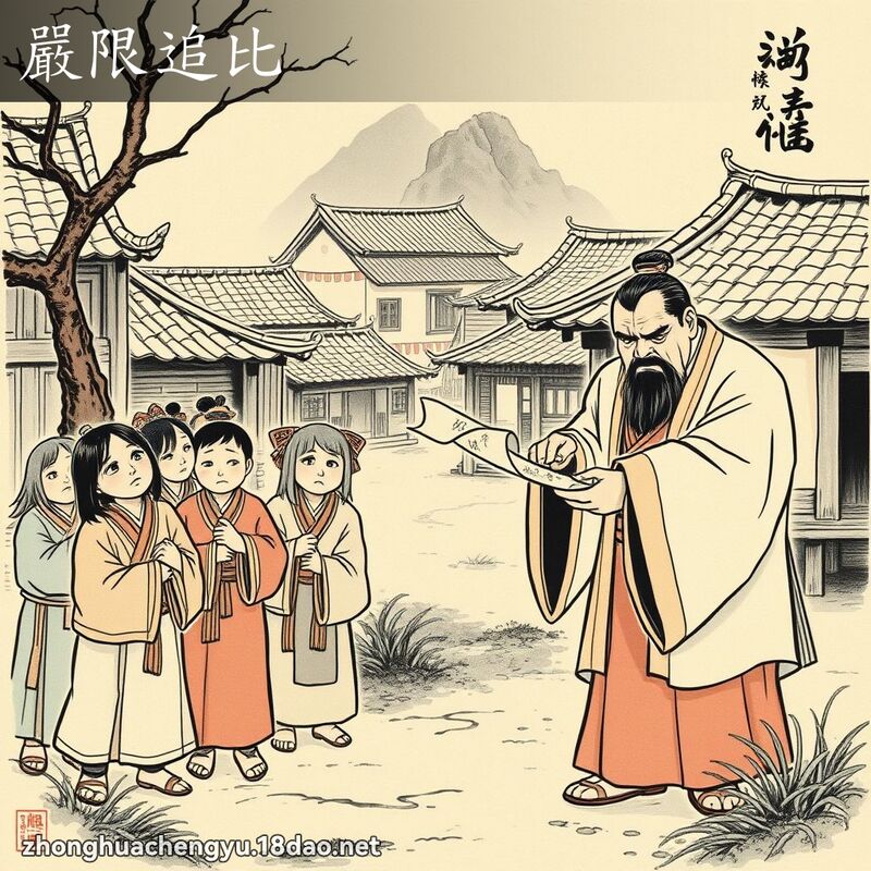 嚴限追比 配图