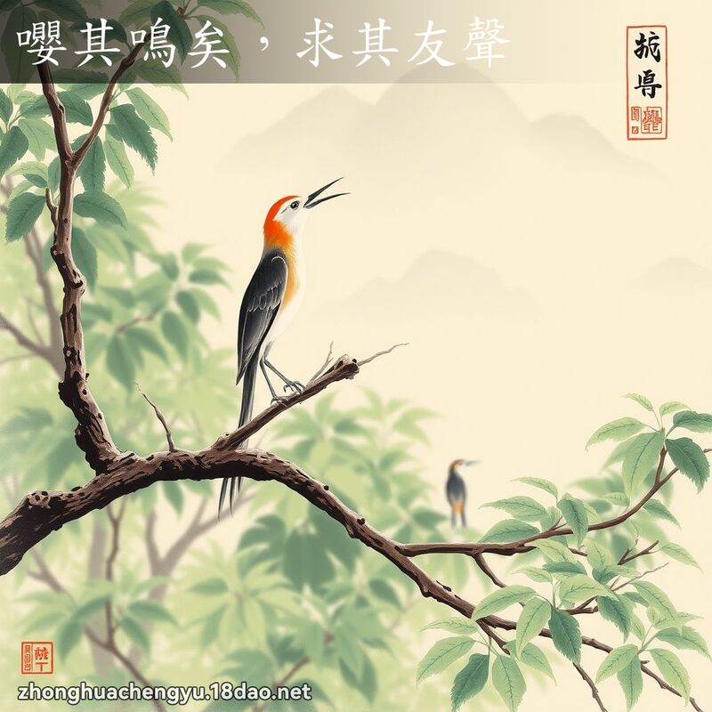 嚶其鳴矣,求其友聲 配图
