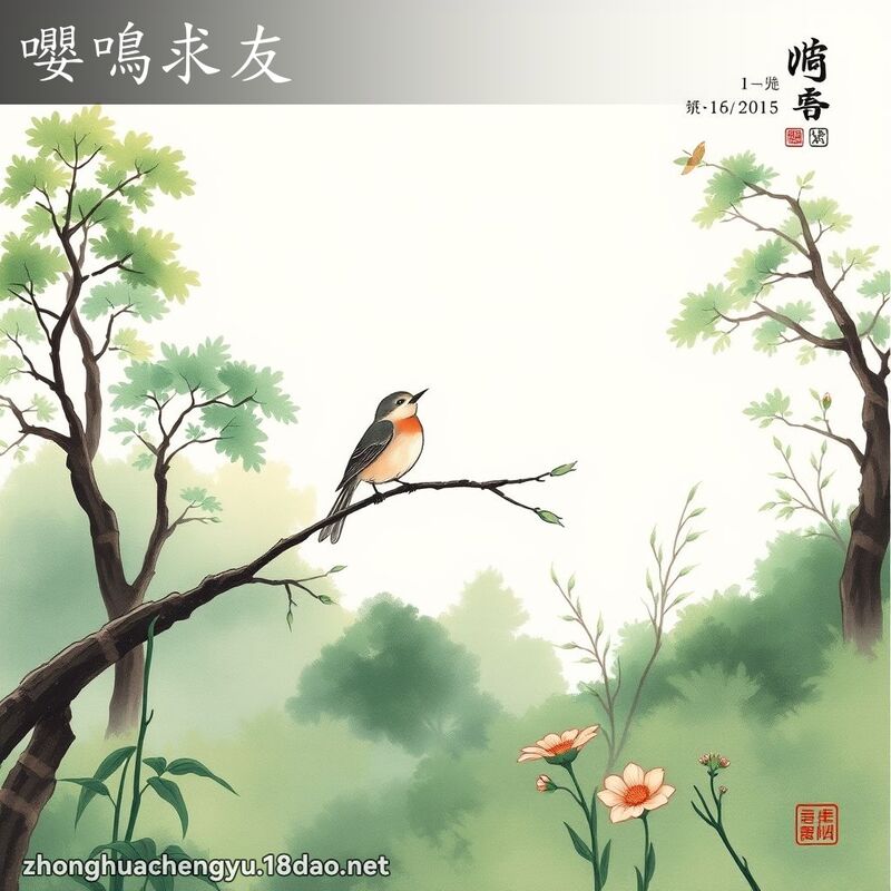 嚶鳴求友 配图