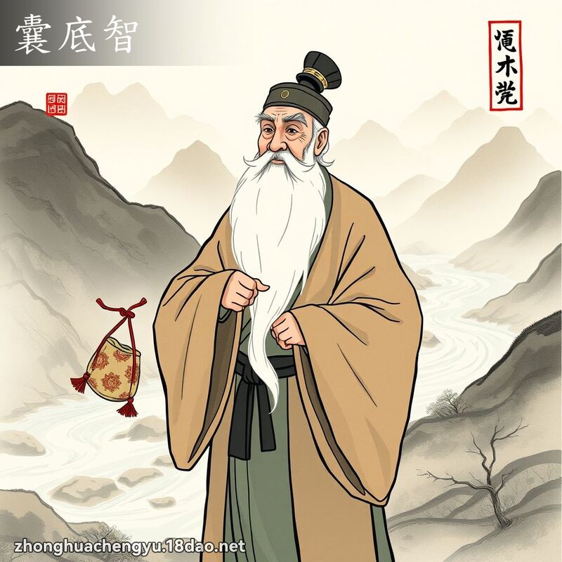 囊底智 配图