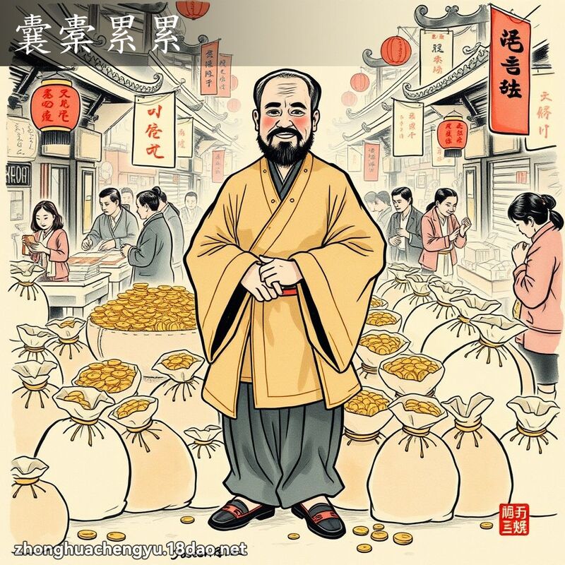 囊橐累累 配图
