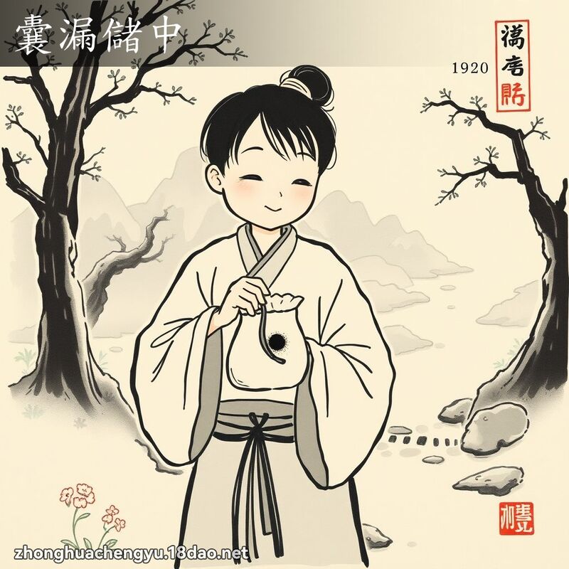囊漏儲中 配图