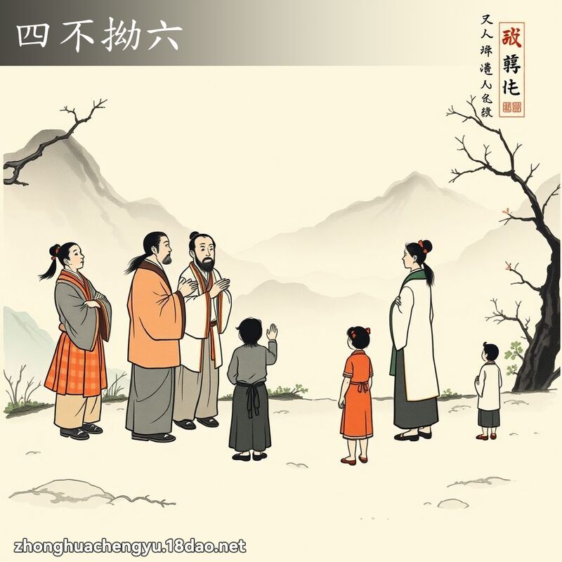 四不拗六 配图
